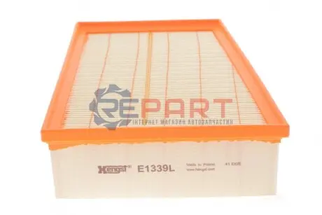 Фото Фільтр повітряний Renault Megane 1.5-1.7dCi/1.6TCe 15- HENGST FILTER (E1339L) зображення 1