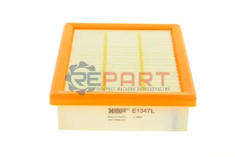Фото Фільтр повітряний Fiat 500X/Jeep Compass/Renegade 1.4 Multiair/1.6-2.0 Multijet CRD/1.6E-torQ 14- HENGST FILTER (E1347L) зображення 1