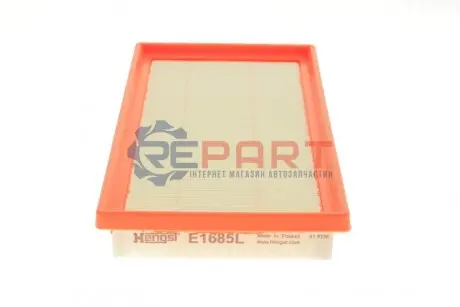 Фото Фільтр повітряний Toyota Rav4/Camry 2.5Hybrid 17-/C-HR/Corolla 1.2/2.0 16-/Lexus ES/RX/NX 2.5 18- HENGST FILTER (E1685L) зображення 1