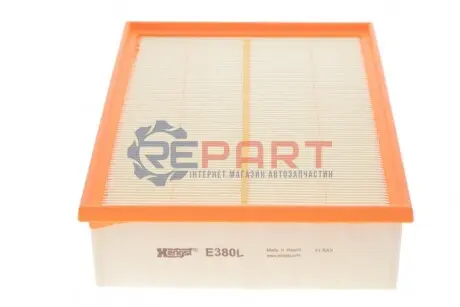 Фото Фільтр повітряний Audi A4/A6/VW Passat 2.5TDI V6 97-05/Skoda SuperB 2.5TDI V6 01-08 HENGST FILTER (E380L) зображення 1
