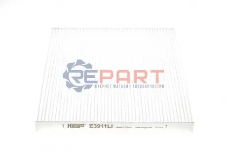 Фото 1 — Фільтр салону Hyundai Santa Fe/Grandeur 12-/Sonata 09-15/Kia Optima 10- HENGST FILTER (E3911LI) Фото Фільтр салону Hyundai Santa Fe/Grandeur 12-/Sonata 09-15/Kia Optima 10- HENGST FILTER (E3911LI) зображення 1