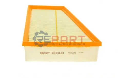 Фільтр повітряний VW Polo/Skoda Fabia 1.4TDI/1.8GTI/1.9SDI/TDI/2.0 99-12/Roomster 1.4TDI/1.9TDI 06-10 HENGST FILTER E395L01 Купити в Україні