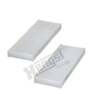 Фільтр салону Citroen C-Elysee/Peugeot 301 12-(к-кт 2 шт.) HENGST FILTER E4912LI2 Купити в Україні