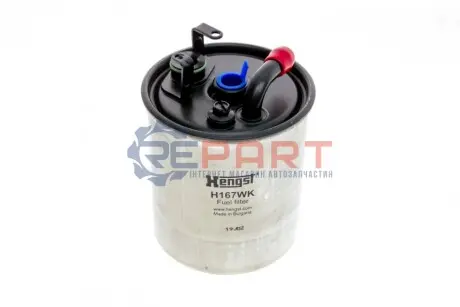 Фото Фільтр паливний MB Sprinter/Vito 1.7D/2.1D/2.2D 98-06 OM 611/668 HENGST FILTER (H167WK) зображення 1