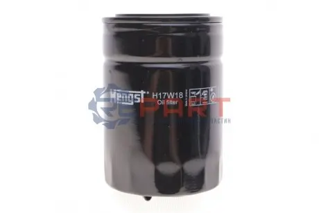 Фото 1 — Фільтр масляний Audi A4/VW Passat 94-01 HENGST FILTER (H17W18) Фото Фільтр масляний Audi A4/VW Passat 94-01 HENGST FILTER (H17W18) зображення 1