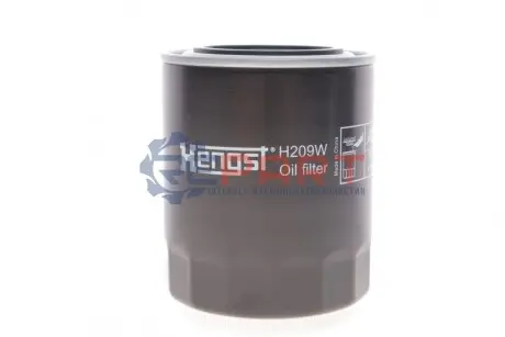 Фото Фільтр масляний Hyundai H-1/Kia Carnival/Mazda 323/Mitsubishi Colt/Galant/L300/Lancer/Pajero 82- HENGST FILTER (H209W) зображення 1