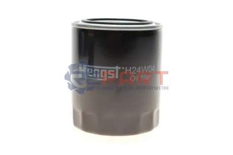 Фото Фільтр масляний Audi A4/A6 2.4-3.0 95-05/Skoda SuperB 2.8 V6 01-08/VW Passat B5/B6 2.8 V6 96-05 HENGST FILTER (H24W04) зображення 1