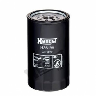 Фильтр масляный HENGST FILTER H361W (фото 1)