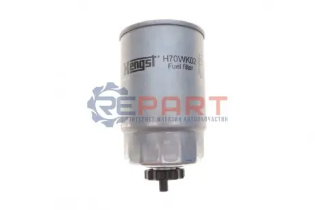 Фото Фільтр паливний Fiat/Iveco 2.5D/2.8D/TD HENGST FILTER (H70WK02) зображення 1