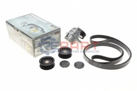Комплект ремня генератора MB Sprinter CDI (6PK2271) (+AC) (внутри Contitech) HEPU 20-2114
