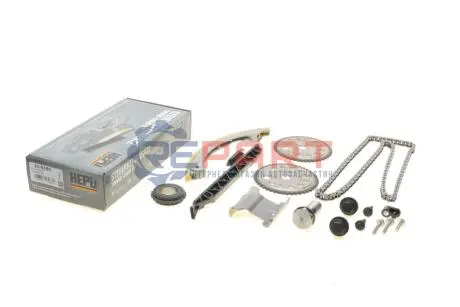 Комплект ланцюга ГРМ Opel Vectra B/C/Astra G 2.0-2.2.2 01- (ланцюг, натяжник, шестерня) HEPU 210184 Купити в Україні