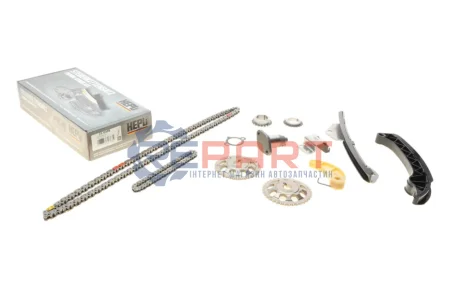 Комплект ГРМ (ланцюг + шестерня) LEXUS CT, NX SUZUKI SWACE TOYOTA AURIS, C-HR, COROLLA, PRIUS, PRIUS PHV, PRIUS PLUS, RAV 4 IV, YARIS 1.6-2.0 01.07 HEPU 210398 Купити в Україні