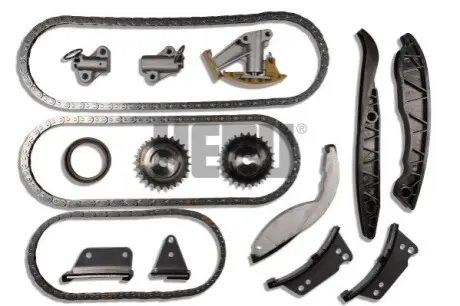 Комплект ГРМ (ланцюг + шестерня) HYUNDAI H-1, H-1 / STAREX, H-1 CARGO, H-1 TRAVEL, H350 KIA K2500, SORENTO I 2.5D 07.01 HEPU 210412 Купити в Україні