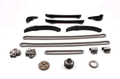 Комплект ГРМ (ланцюг + елементи) HYUNDAI GENESIS, GRANDEUR, IX55, SONATA V KIA BORREGO, OPIRUS, SORENTO I 3.3/3.8 01.05 HEPU 210416
