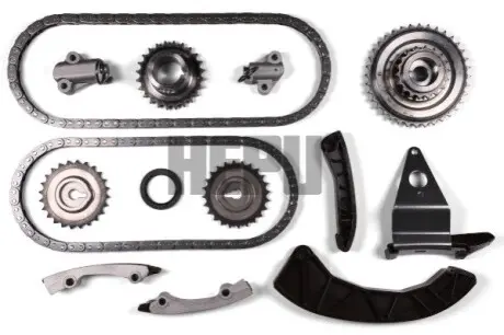Комплект ГРМ (ланцюг + шестерня) HYUNDAI ACCENT III, ACCENT IV, ELANTRA IV, ELANTRA V, GETZ, I10 I, I20 ACTIVE, I20 I, I20 II, I30, I40 I, I40 I CW, IX20, IX35, MATRIX, TUCSON 1.1D-1.7D 07.04 HEPU 210585