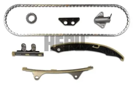 Комплект ГРМ (ланцюг + шестерня) HYUNDAI ACCENT IV, ACCENT V, I10 I, I20 ACTIVE, I20 I, I20 II, I30, SOLARIS KIA CEE'D, CEED, PRO CEE'D, RIO III, RIO IV, STONIC 1.2-1.4 09.08 HEPU 210602