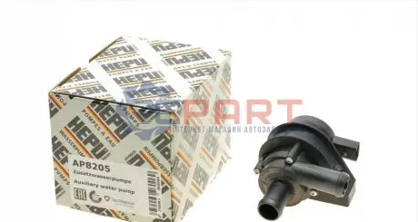 Додатковий водяний насос (режим роботи електричний) AUDI A3, Q3, TT SEAT ALHAMBRA, ALTEA, ALTEA XL, LEON, TOLEDO III SKODA OCTAVIA II, SUPERB II, YETI VW BEETLE, CC B7, EOS 1.8/2.0 09.04-07.18 HEPU AP8205