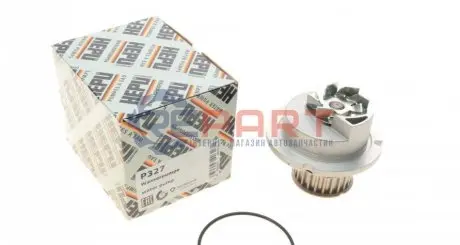 Насос охолоджуючої рідини, з ущільненням CHEVROLET ASTRA, VIVA OPEL ASTRA G, ASTRA H, ASTRA H GTC, CORSA C, MERIVA A, SIGNUM, TIGRA, VECTRA B, VECTRA C, VECTRA C GTS, ZAFIRA A 1.8 10.95-02.15 HEPU P327 Купити в Україні