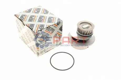 Насос охолоджуючої рідини, з ущільненням OPEL ASCONA C, CORSA A TR, KADETT E, KADETT E COMBO, VECTRA A 1.4/1.6 09.86-11.95 HEPU P388
