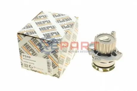 Насос охолоджуючої рідини, з ущільненням AUDI A3 SEAT CORDOBA, CORDOBA VARIO, IBIZA II, INCA, LEON, TOLEDO II SKODA OCTAVIA I VW BORA, BORA I, CADDY II, GOLF IV, NEW BEETLE 1.9D 11.95-03.10 HEPU P549 Купити в Україні