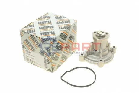 Насос охолоджуючої рідини, з ущільненням AUDI A3 SEAT CORDOBA, IBIZA III, IBIZA IV, IBIZA IV SC, TOLEDO IV SKODA FABIA II, OCTAVIA II, RAPID, ROOMSTER VW EOS 1.4/1.6/1.6LPG 02.03-05.22 HEPU P581 Купити в Україні