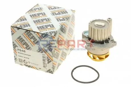 Насос охолоджуючої рідини, з ущільненням VW POLO IV 1.9D 09.02-04.12 HEPU P646 Купити в Україні