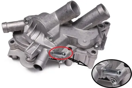 Помпа води Audi/Seat/Skoda/VW 1.2-1.4TSI/TFSI 12- (28z) (B/B) (6 лоп) (з корпусом і 2 термостатами) HEPU P687AL