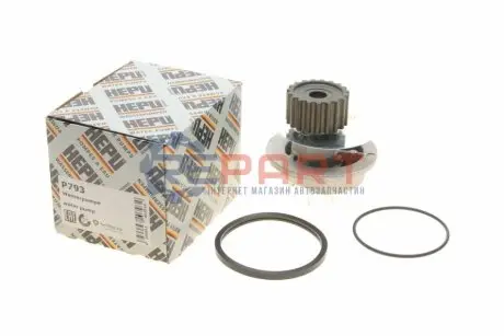 Насос охолоджуючої рідини, з ущільненням CHEVROLET AVEO / KALOS DAEWOO CIELO, ESPERO, LANOS, NEXIA, NUBIRA FSO LANOS 1.5/1.6 10.93 HEPU P793 Купити в Україні