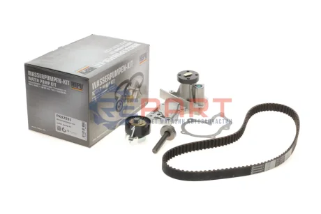 Комплект ГРМ + помпа Ford Mondeo/C-Max/Focus 1.5/1.6 EcoBoost 10-(117x22)(помпа P255) HEPU PK02551 Купити в Україні