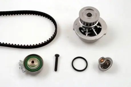 Комплект ГРМ (ремінь + ролик + водяний насос) CHEVROLET CORSA OPEL ASTRA F, ASTRA F CLASSIC, ASTRA G, COMBO, CORSA A, CORSA A TR, CORSA B, KADETT D, KADETT E, KADETT E COMBO 1.2/1.4/1.6 08.79-04.05 HEPU PK03121TH