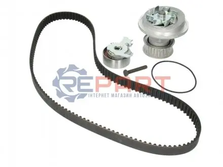 Комплект ГРМ (ремінь + ролик + водяний насос) CHEVROLET ASTRA, ZAFIRA OPEL ASTRA F, CALIBRA A, FRONTERA A SPORT, KADETT E, OMEGA A, OMEGA B, VECTRA A, VECTRA B 1.6/1.8/2.0 09.84-12.11 HEPU PK03140