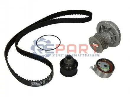 Комплект ГРМ (ремінь + ролик + водяний насос) OPEL ASTRA F, ASTRA G, KADETT E COMBO, VECTRA A 1.7D 07.92-04.05 HEPU PK03160
