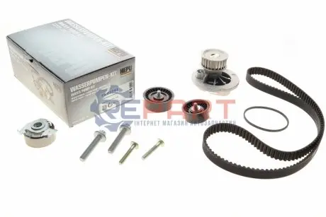 Комплект ГРМ (ремінь + ролик + водяний насос) OPEL ASTRA G, ASTRA G CLASSIC, COMBO, COMBO TOUR, CORSA B, CORSA C, MERIVA A, TIGRA, VECTRA B, VECTRA C, VECTRA C GTS, ZAFIRA A 1.4-1.6CNG 07.94 HEPU PK03241