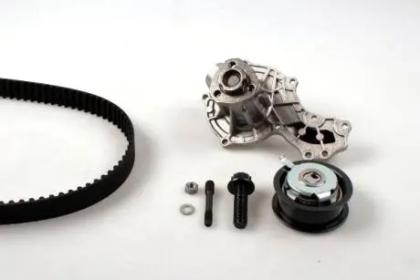 Комплект ГРМ (ремінь + ролик + водяний насос) AUDI 80 B4 SEAT CORDOBA, IBIZA II, INCA, TOLEDO I VW CADDY II, GOLF III, PASSAT B3/B4, TRANSPORTER T4, VENTO 1.9D 07.90-01.04 HEPU PK05126