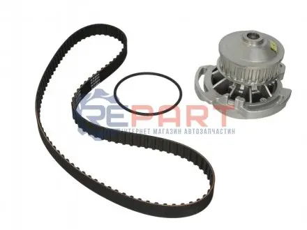 Комплект ГРМ (ремінь + помпа) AUDI 50, 80 B2 VW DERBY, GOLF I, GOLF II, JETTA I, JETTA II, PASSAT B1, PASSAT B2, POLO, POLO CLASSIC, POLO II, SANTANA, SCIROCCO WARTBURG 353 0.8-1.3 05.73-09.94 HEPU PK05150