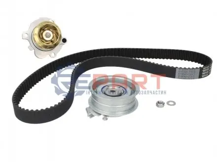Комплект ГРМ (ремінь + ролик + водяний насос) AUDI A4 B6, A6 C4 SEAT ALHAMBRA, CORDOBA, IBIZA III, IBIZA IV, IBIZA IV SC, LEON SKODA FABIA I, OCTAVIA I, SUPERB I VW BORA 2.0-2.5D 07.90-12.17 HEPU PK05470 Купити в Україні
