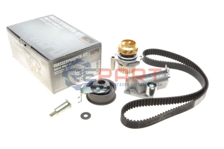 Комплект ГРМ (ремінь + ролик + водяний насос) AUDI A3, A4 B5, A6 C5, TT SEAT ALHAMBRA, CORDOBA, IBIZA II, LEON, TOLEDO II SKODA OCTAVIA I VW BORA, BORA I, GOLF IV 1.6D/1.8 01.95-11.16 HEPU PK05474