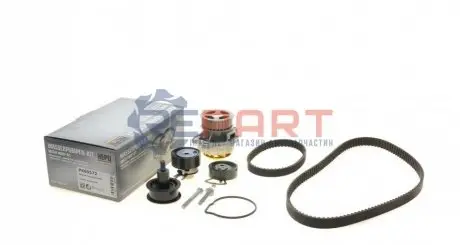 Комплект ГРМ (ремінь + ролик + водяний насос) SEAT ALTEA, ALTEA XL, CORDOBA, IBIZA III, IBIZA IV, IBIZA IV SC, IBIZA IV ST, LEON, TOLEDO II SKODA FABIA I, FABIA I PRAKTIK 1.4/1.4LPG/1.6 10.97-05.15 HEPU PK05572 Купити в Україні