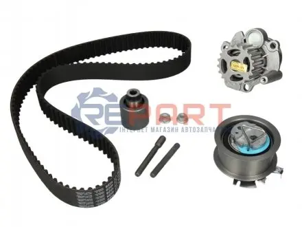 Комплект ГРМ (ремінь + ролик + водяний насос) AUDI A2, A3, A4 B6, A4 B7, A6 C5 FORD GALAXY I SEAT ALHAMBRA, ALTEA, ALTEA XL, IBIZA III, LEON, TOLEDO II, TOLEDO III 1.2D/1.9D/2.0D 03.95-05.11 HEPU PK05690 Купити в Україні