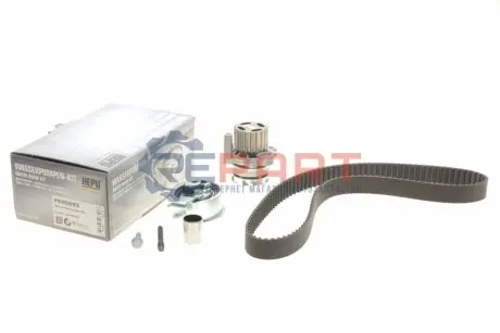 Комплект ГРМ + помпа Audi A4/Skoda Octavia/VW Passat/Golf 1.9TDI 99-10 HEPU PK05693 Купити в Україні