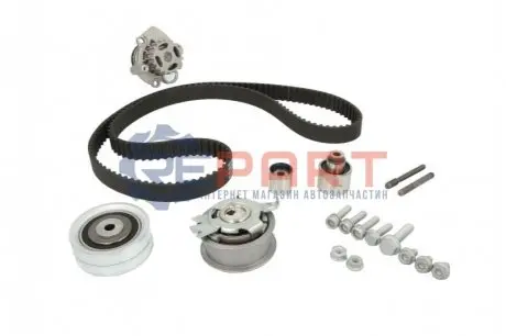 Комплект ГРМ + помпа VW T5/ Caddy/Crafter 1.6TDI-2.0TDI 09- (внутрішня помпа P662) HEPU PK06621 Купити в Україні