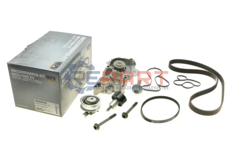Комплект ГРМ + помпа VW Caddy/Golf/Skoda Octavia/Audi A1/A3 1.2/1.4TSI/TFSI 12- (+ ремень помпы) HEPU PK06650