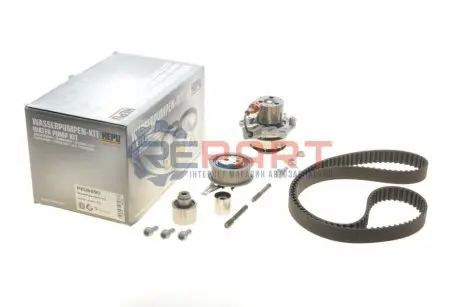 Комплект ГРМ + помпа VW T6/Golf/Passat/Caddy 1.6/2.0 TDI 15- (145x25)(помпа P669) HEPU PK06690 Купити в Україні