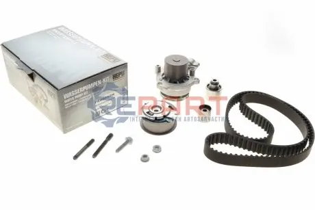 Комплект ГРМ + помпа VW T6/Golf/Passat/Caddy 1.6/2.0 TDI 15- (145x25)(помпа P669M) HEPU PK06690M Купити в Україні