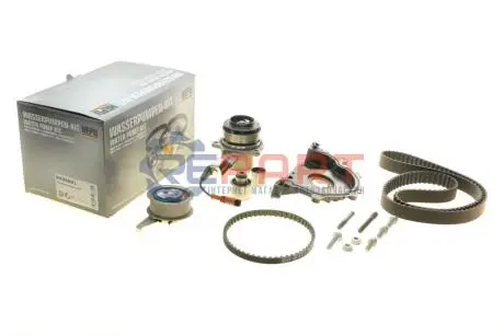 Комплект ГРМ + помпа VW T6/Golf/Passat/Caddy 1.6/2.0 TDI 15- (145x25)(помпа P669) HEPU PK06691 Купити в Україні