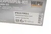 Фото Комплект ГРМ (ремінь + ролик + водяний насос) CHEVROLET AVEO / KALOS, MATIZ, SPARK DAEWOO KALOS, MATIZ 1.0-1.2LPG 01.03 HEPU (PK07991) зображення 13