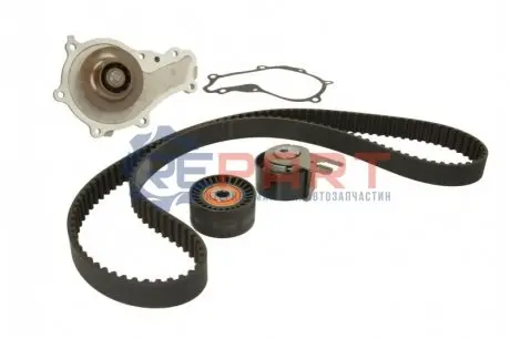 Комплект ГРМ (ремінь + ролик + водяний насос) CITROEN C3 II FORD FIESTA V, FIESTA VI MAZDA 2 1.4D 11.01-09.16 HEPU PK08935