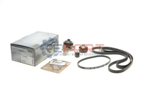 Комплект ГРМ + помпа Citroen C1/C3/C4/Peugeot 2008/208/301 1.2 12-(118x16)(-AC) HEPU PK09081 Купити в Україні