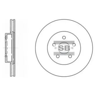Фото Диск тормозной Hi-Q (SANGSIN) (SD4001) изображение 1