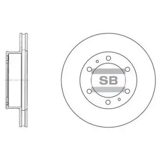 Гальмівний диск Hi-Q (SANGSIN) SD4011